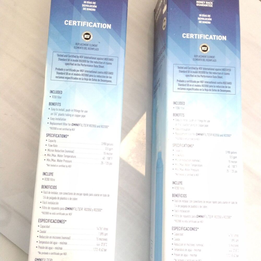 PENTAIR Omnifilter R200 Filter Cartridge R200-S6-S18 - Picture 3 of 6